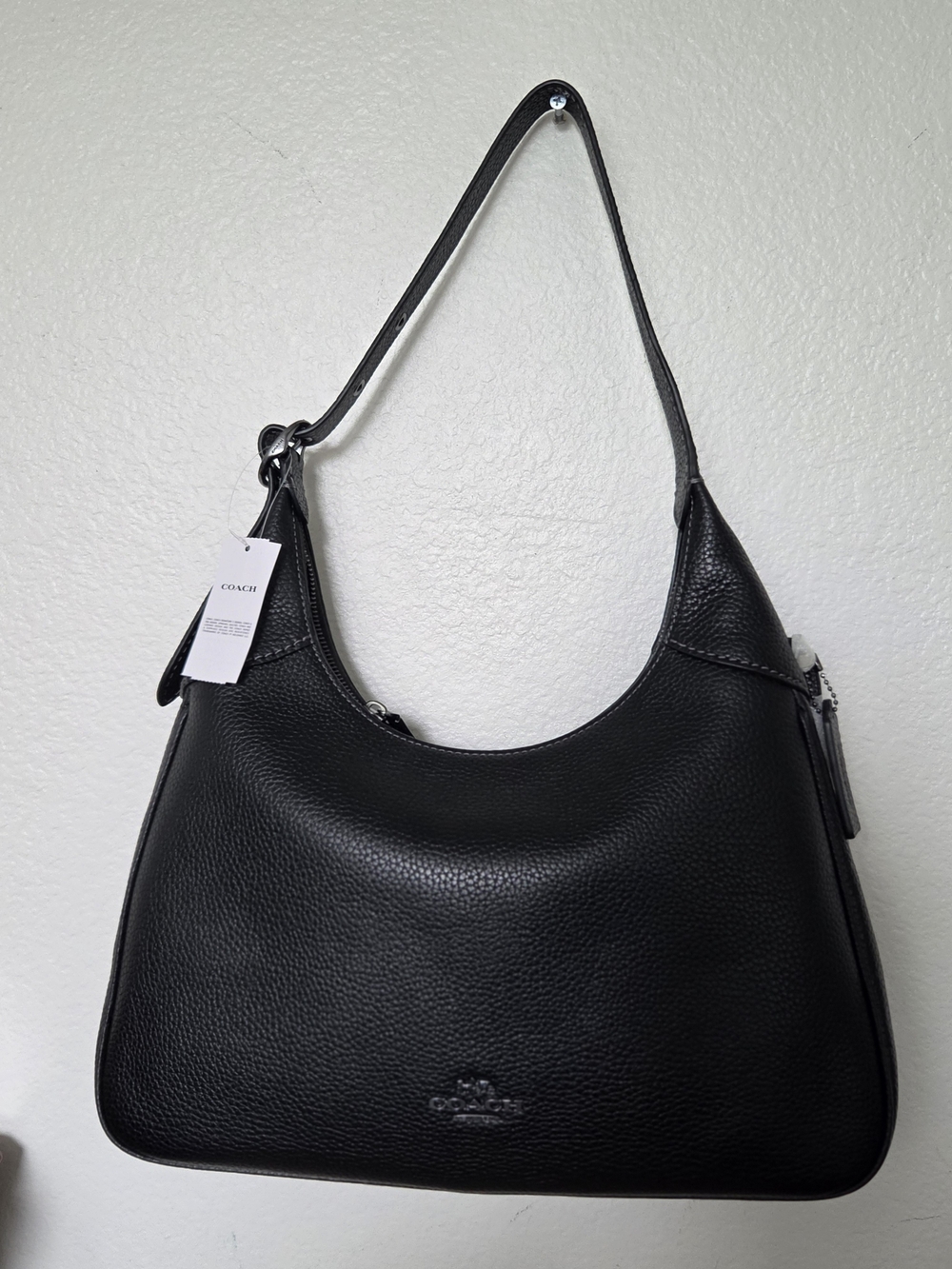 Coach Black Leather Shoulder Bag